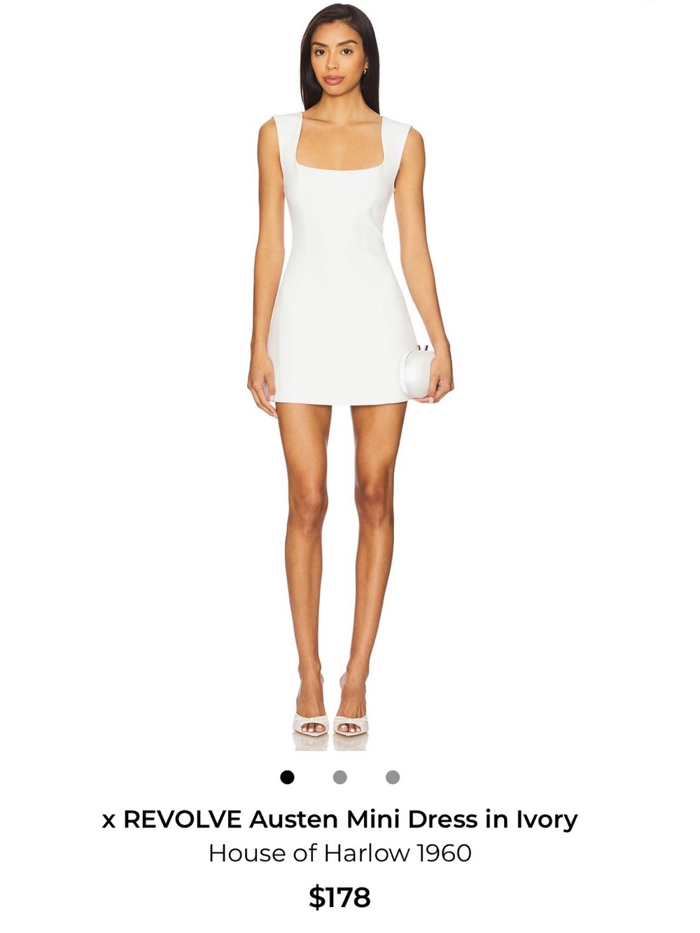 House of Harlow 1960 Ivory Austen Mini Dress